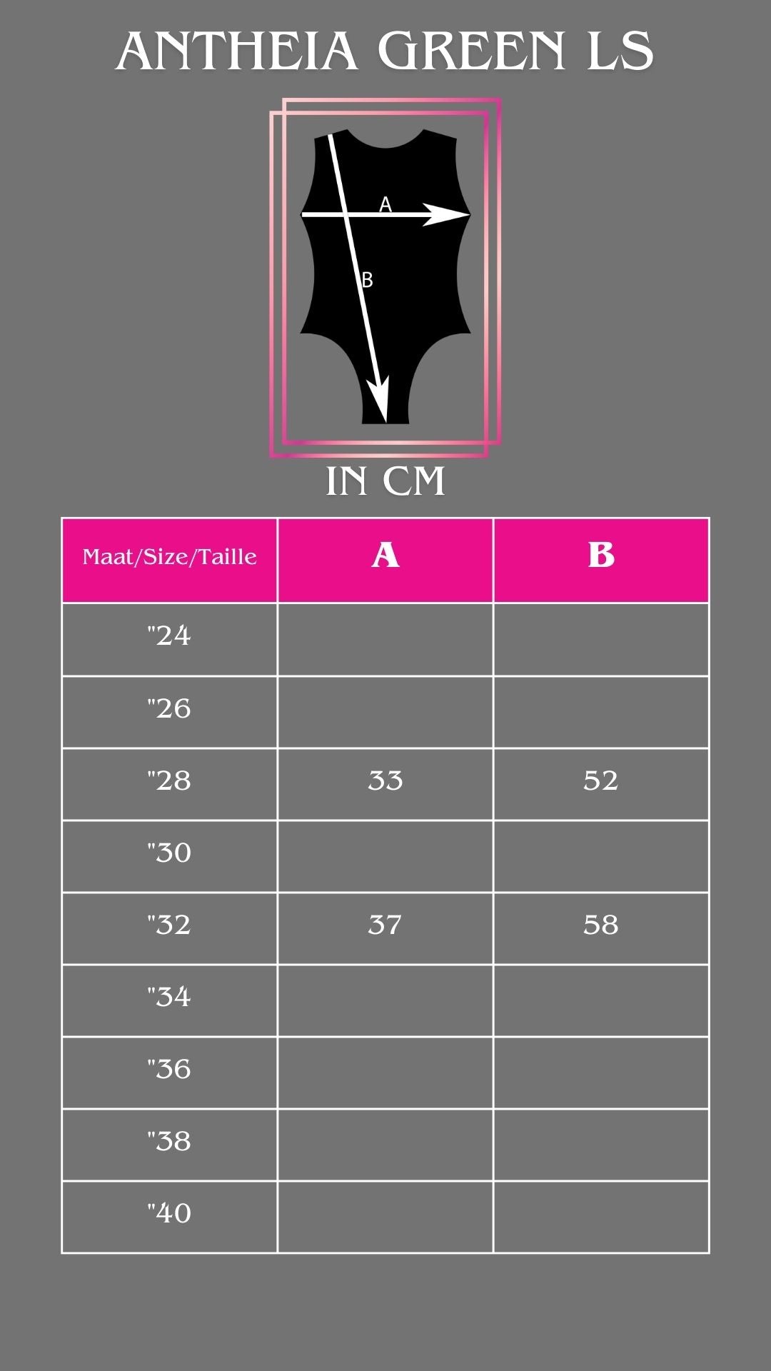 Maillot Milano manga 3/4 Antheia Verde