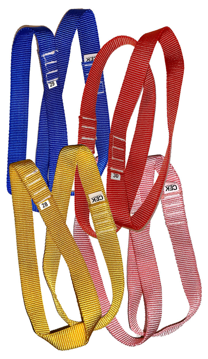 CEK Turnschlaufen-Set mit lilafarbenen Tasche