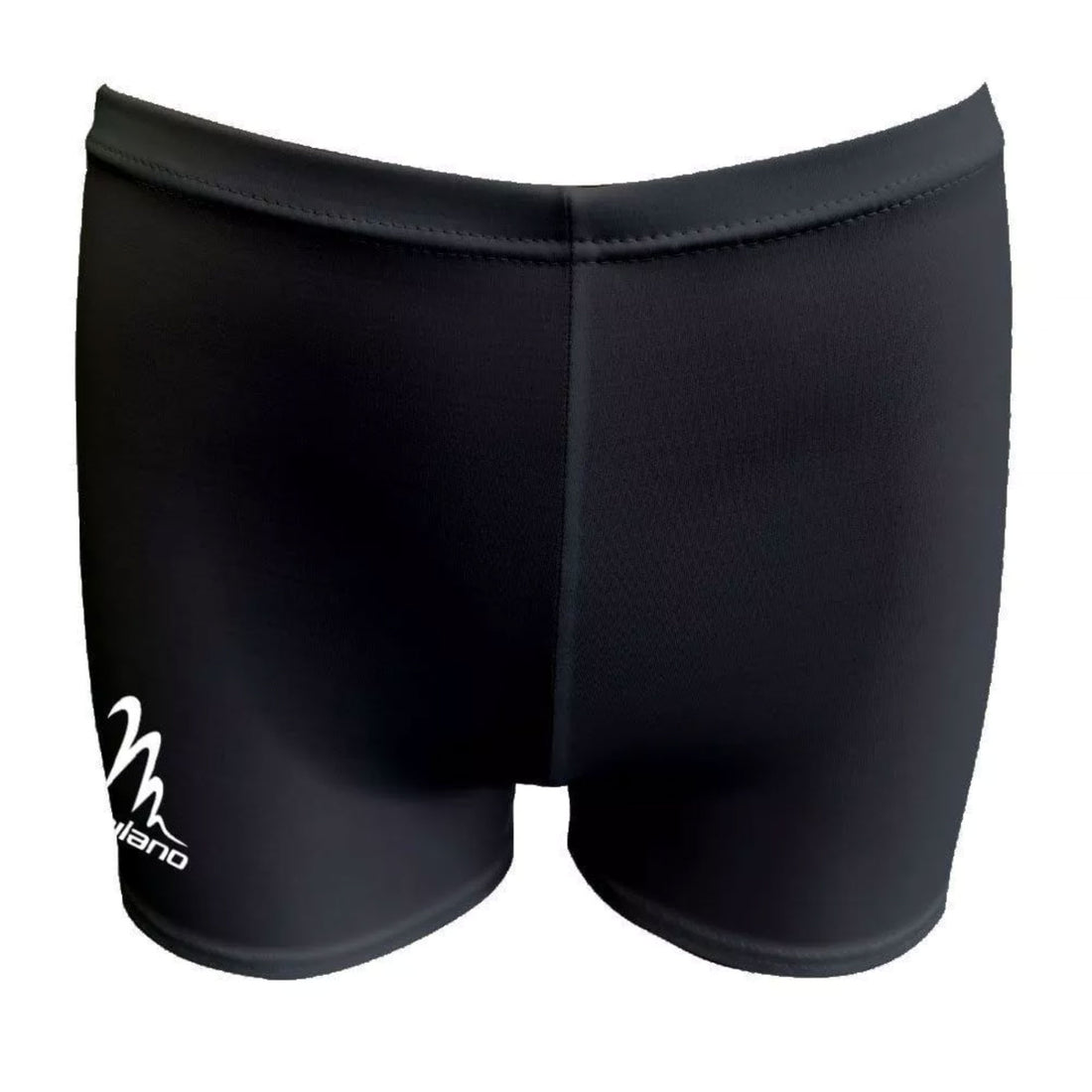 Pantalón corto de gimnasia de Milano Pro Sport en lycra negra