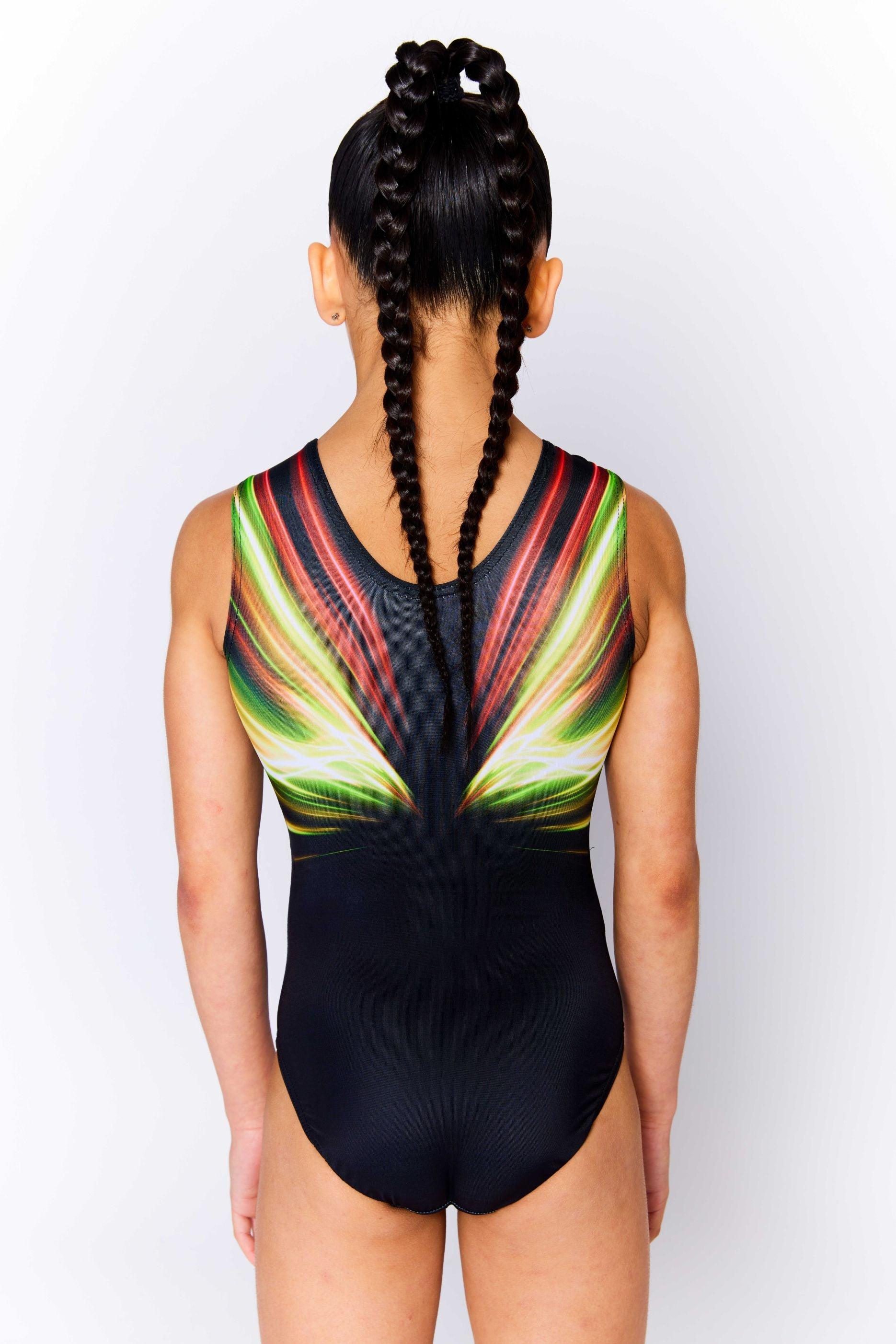 Milano sleeveless leotard Surge Gold