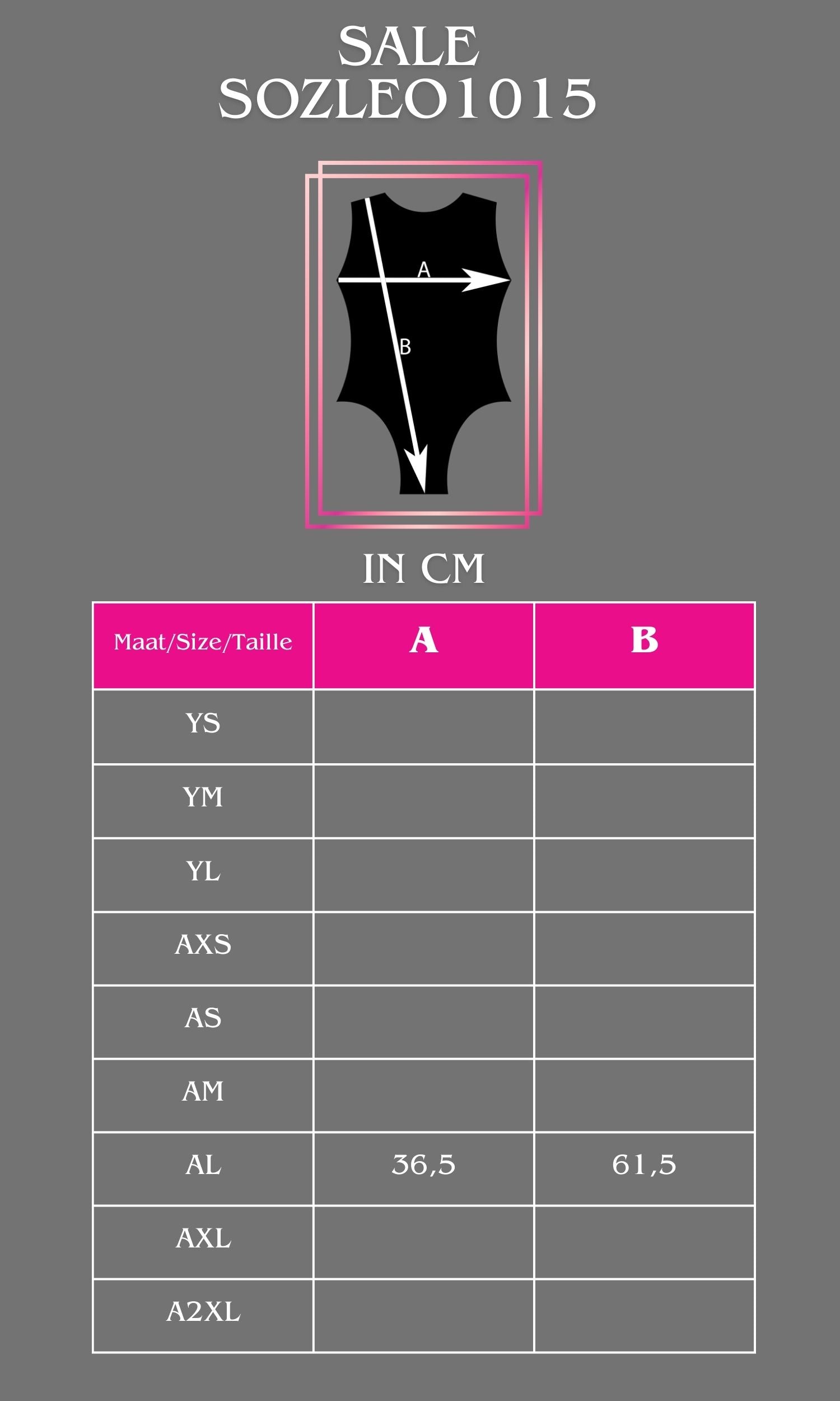 Ozone turnpakje lange mouwen SOZLEO1015
