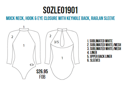 Ozone turnpakje SOZLEO1901-A