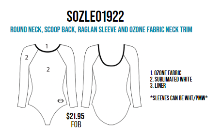 Ozone leotard SOZLEO1922-A