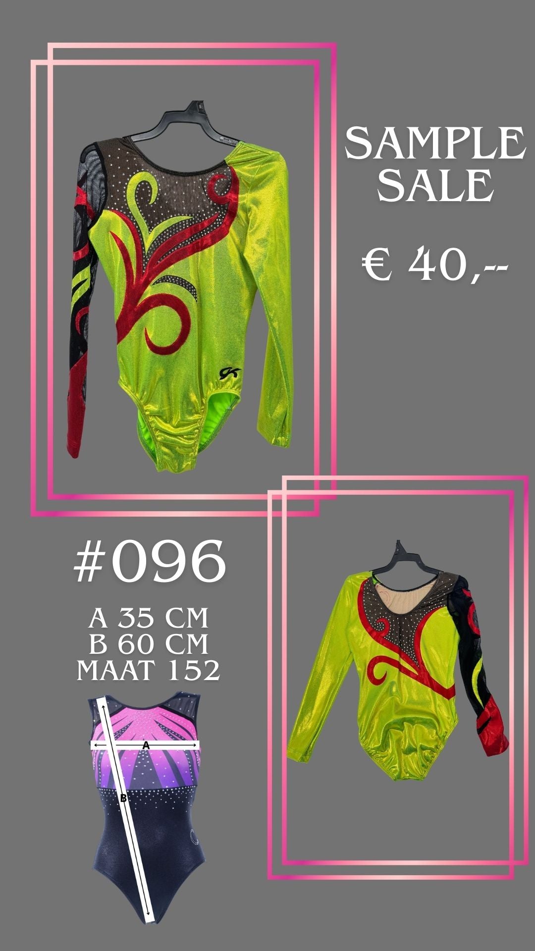 ÉCHANTILLON GK 096 taille 152