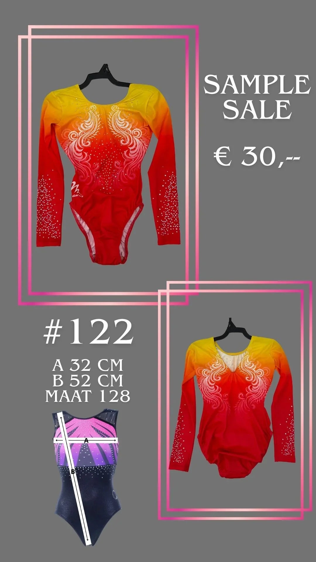 Milano SAMPLE 122 maat 128