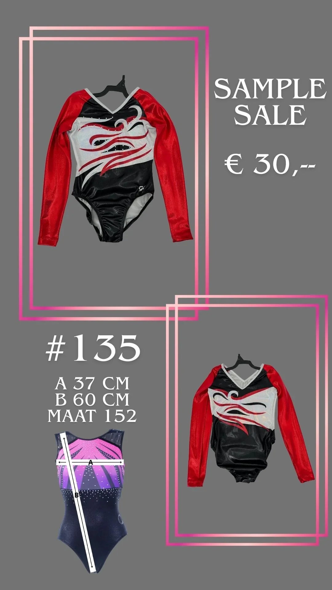 GK SAMPLE 135 size 152