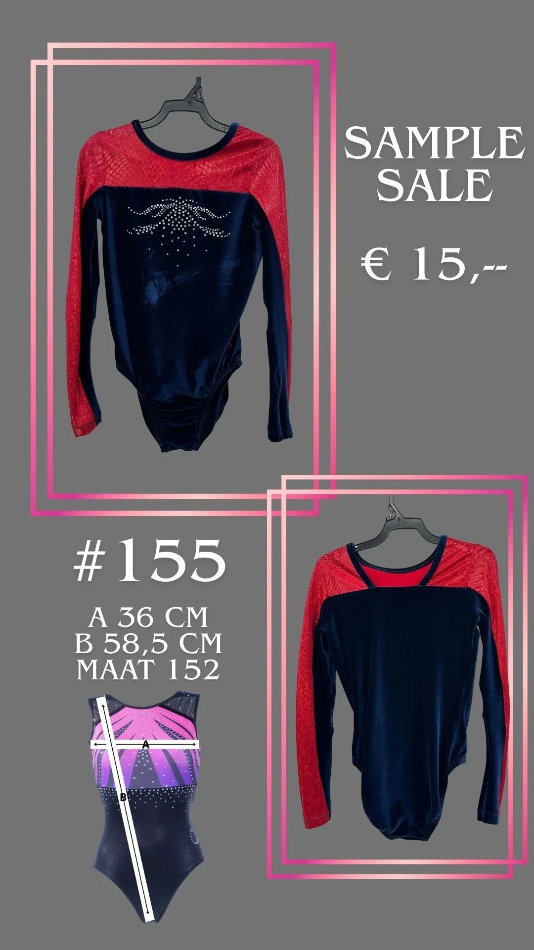 GK SAMPLE 155 size 152