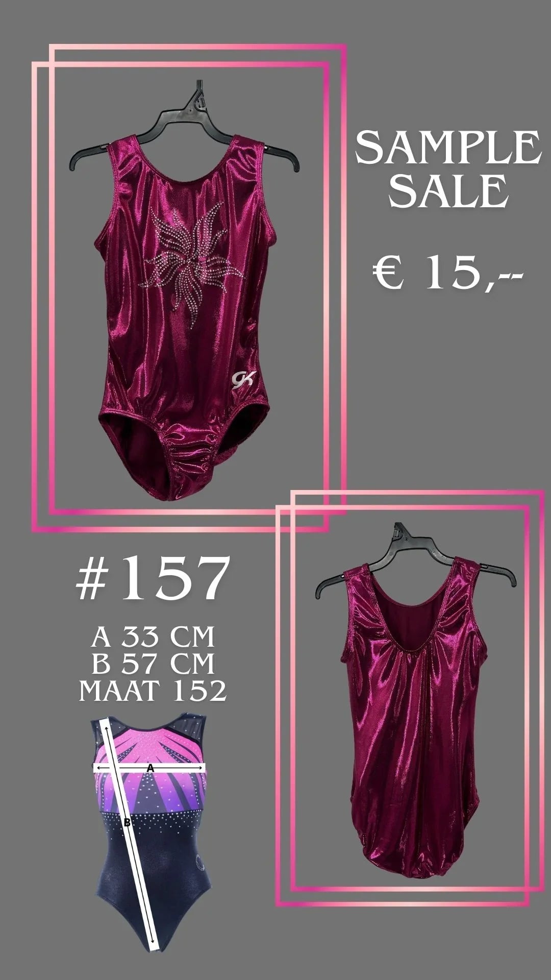 GK SAMPLE 157 size 152