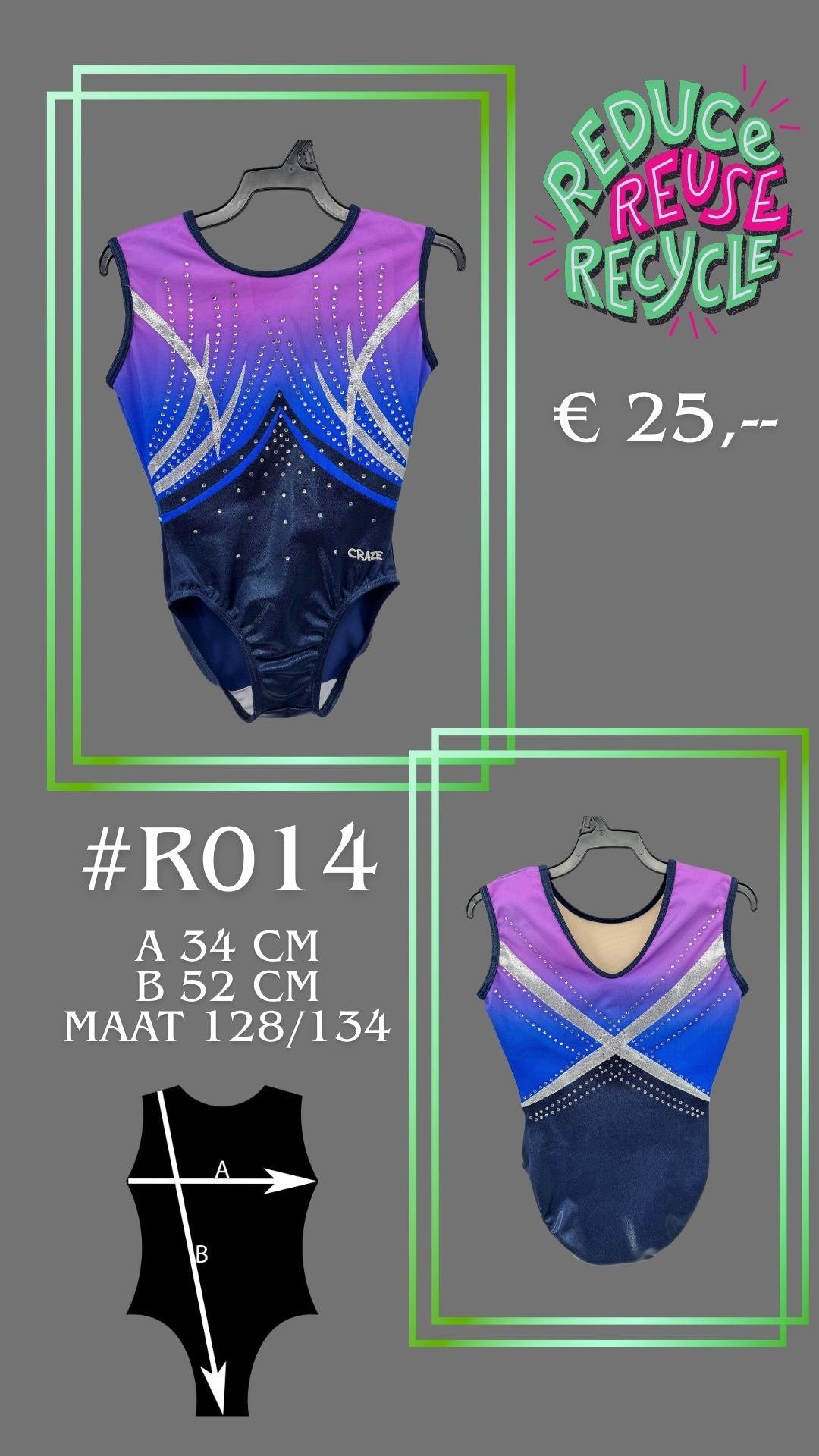 Maillots de Segunda Mano R014 talla 128/134