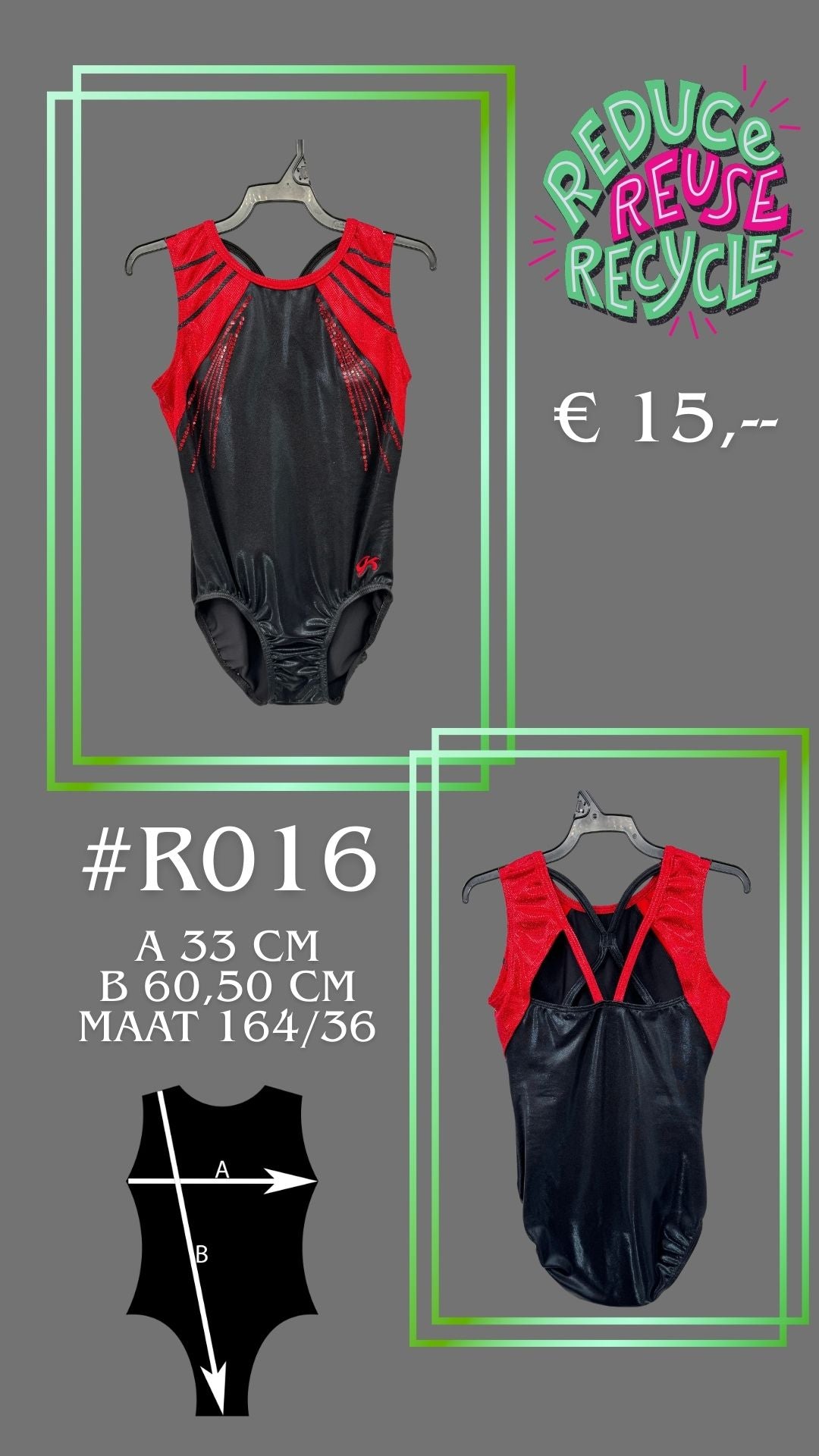 Maillots de Segunda Mano R016 talla 164/36