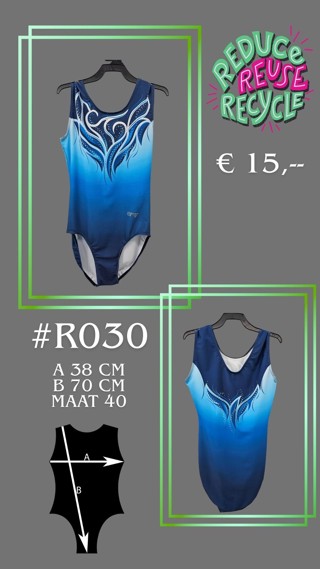 Second Chance Turnanzug R030 Größe 40