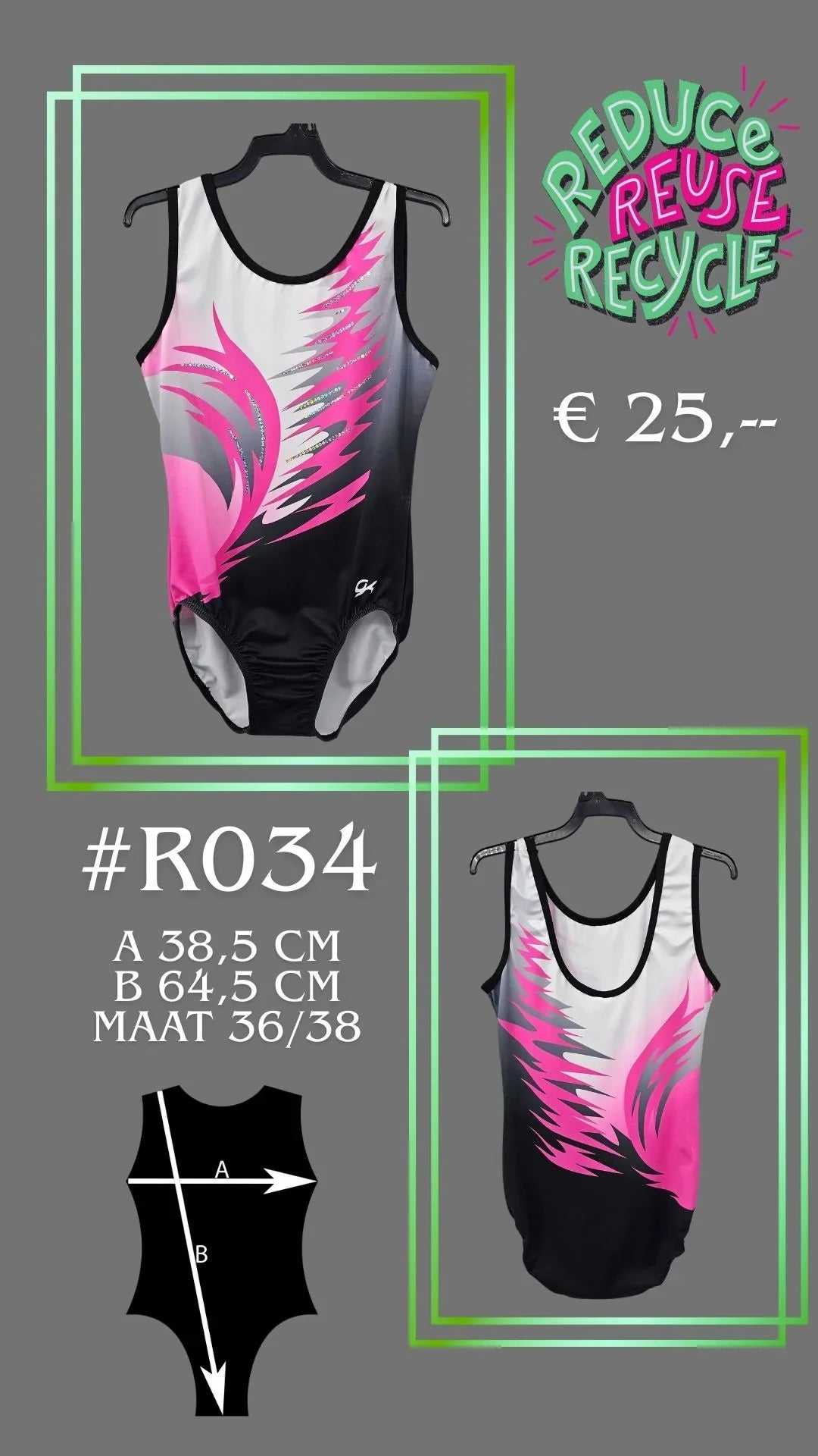 Second Chance leotard R034 Size 36/38