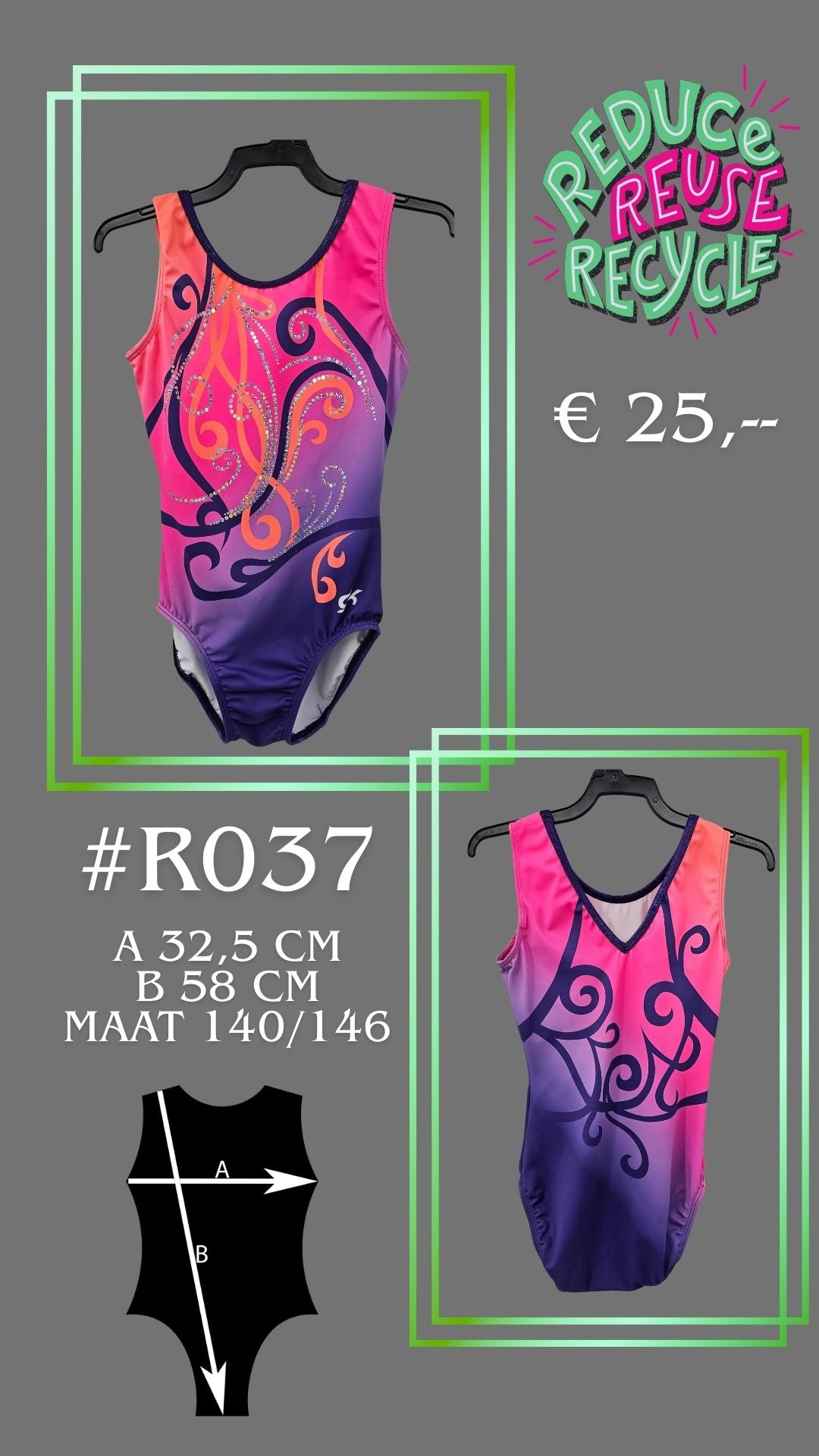 Maillots de Segunda Mano R037 talla 140/146