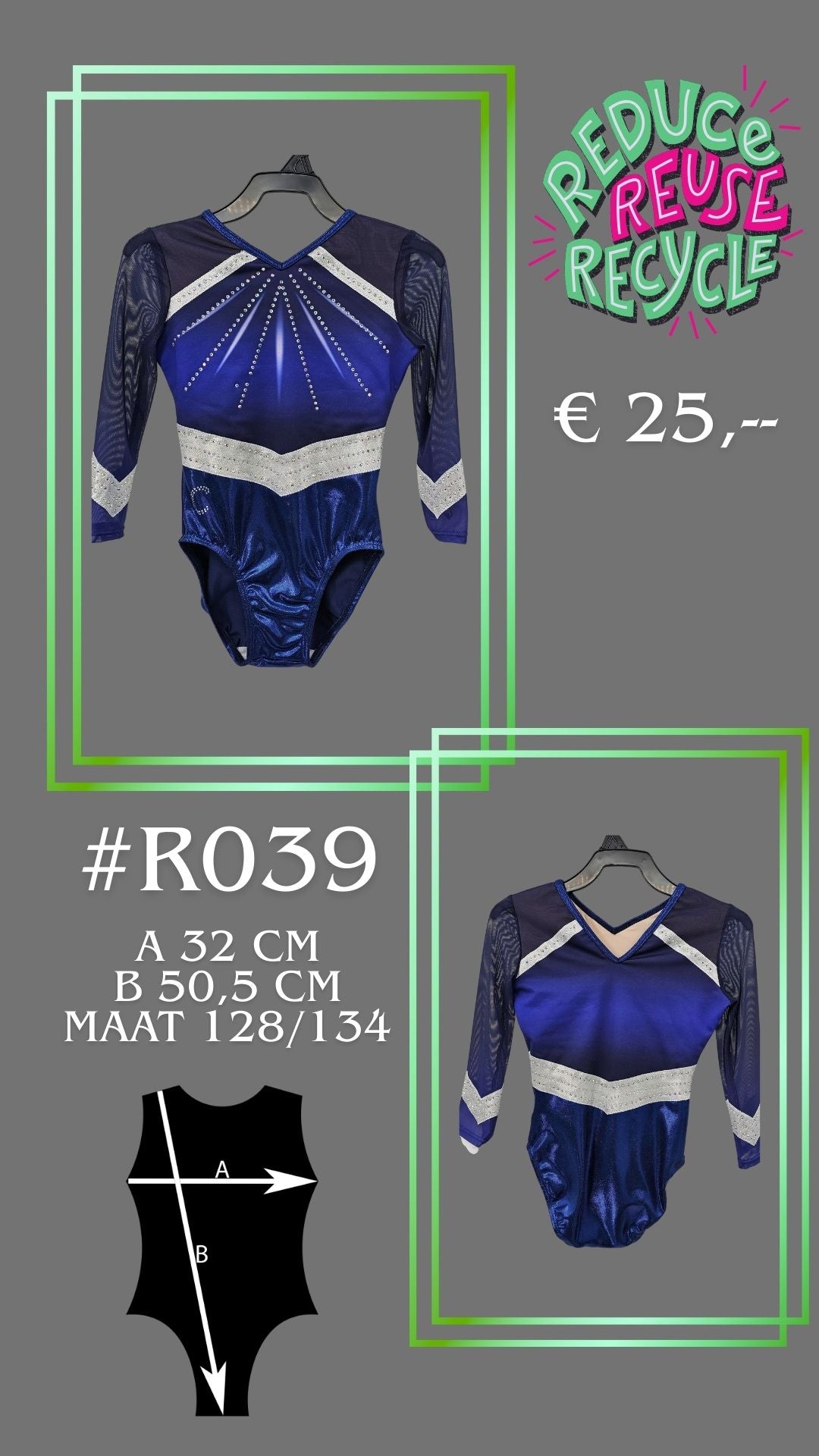 Maillots de Segunda Mano R039 talla 128/134