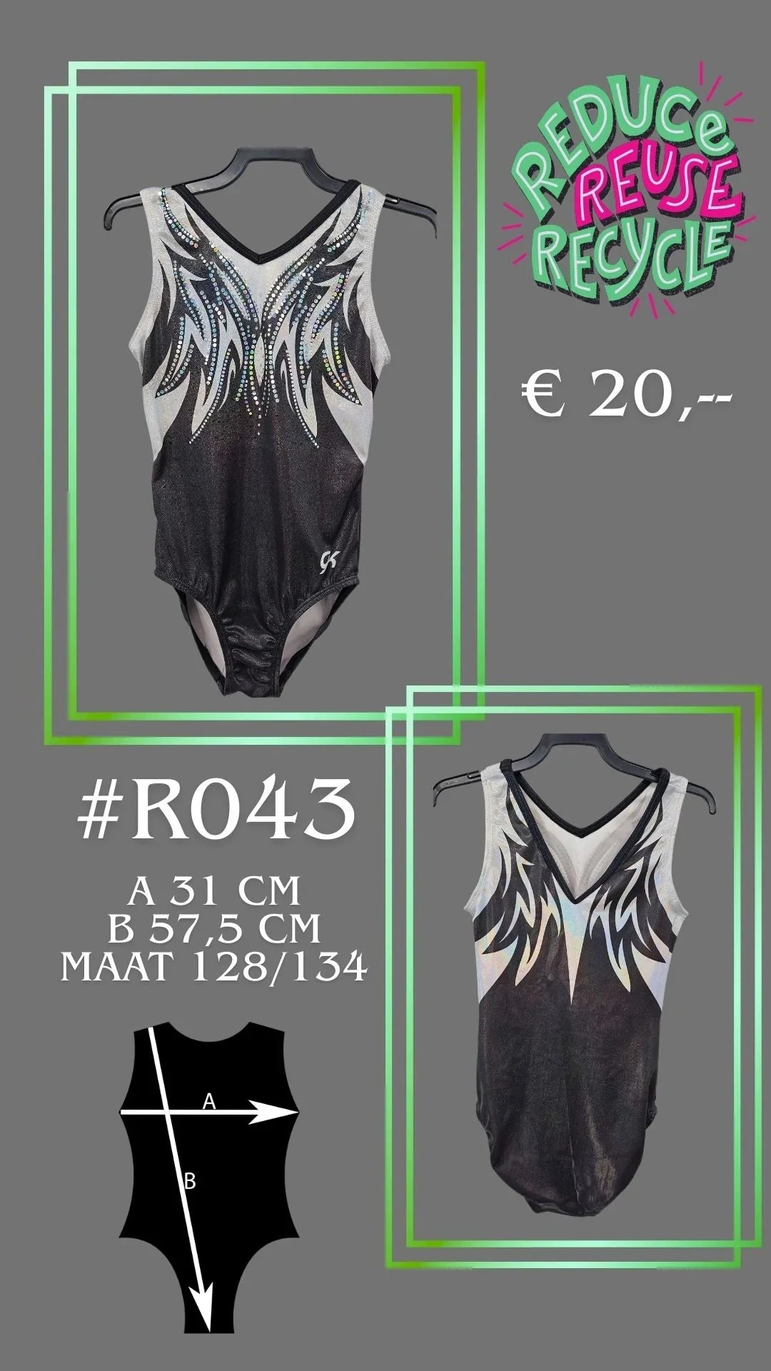Second Chance leotard R043 Size 128