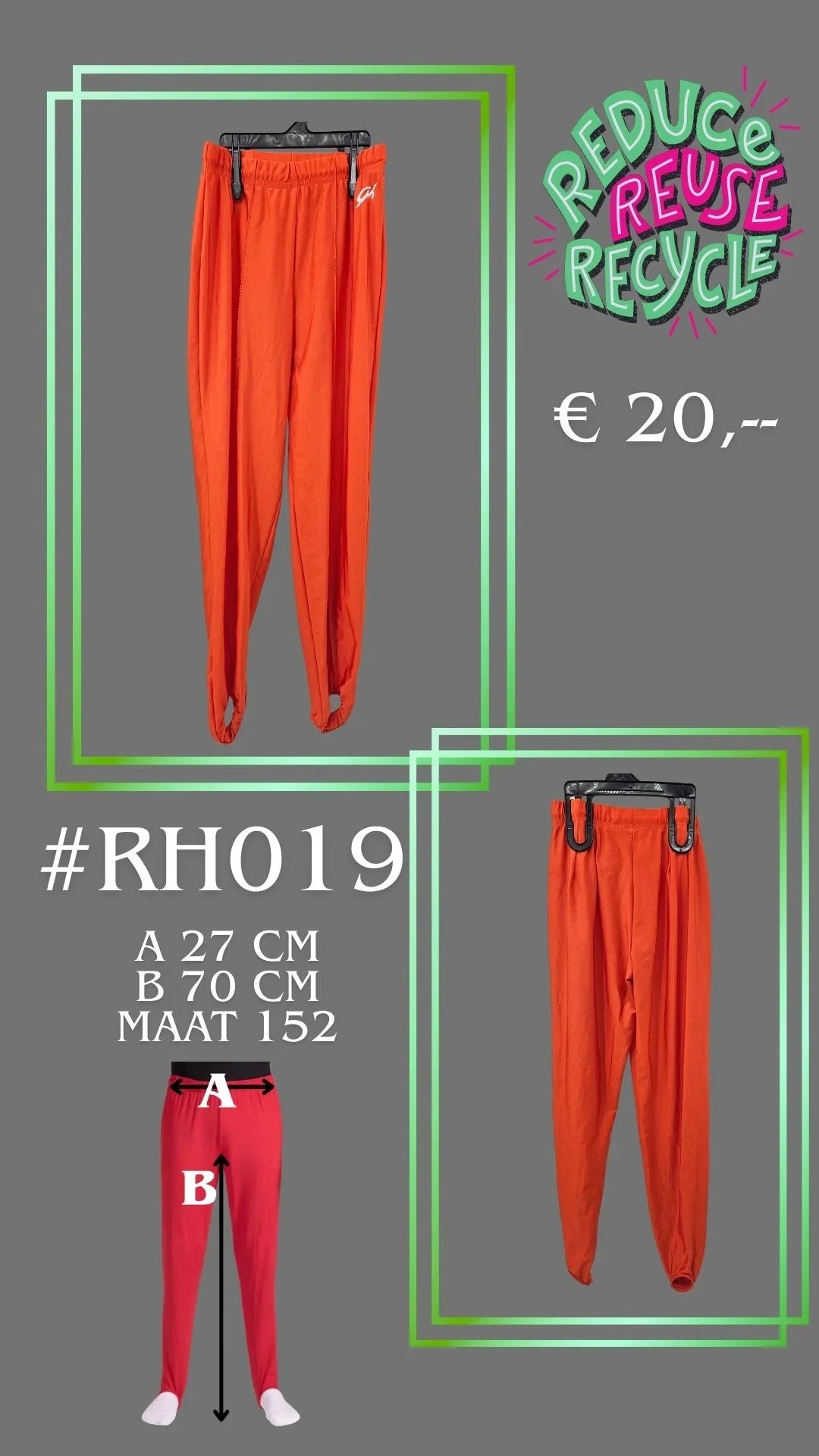 Pantalones de Segunda Mano RH019 talla 152