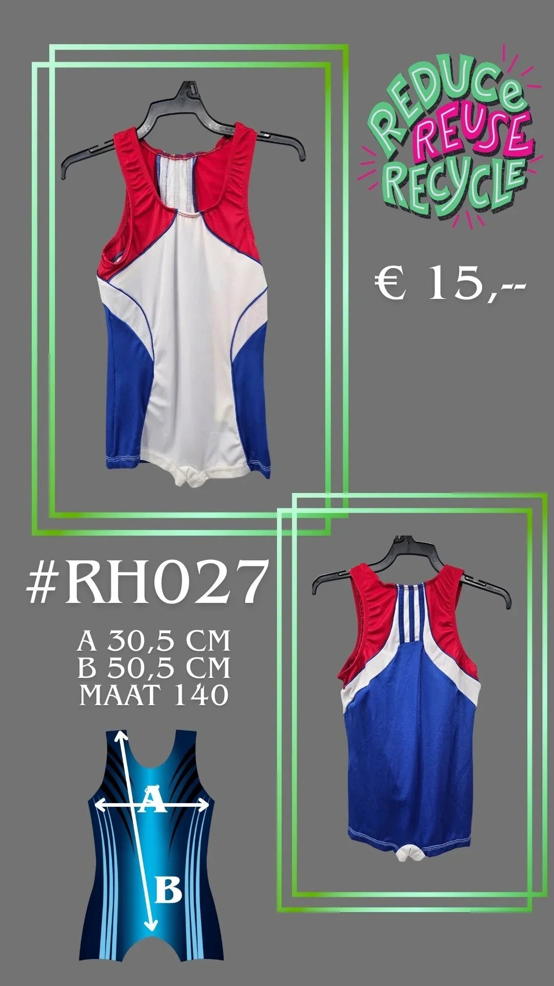 Maillots de Segunda Mano RH027 talla 140