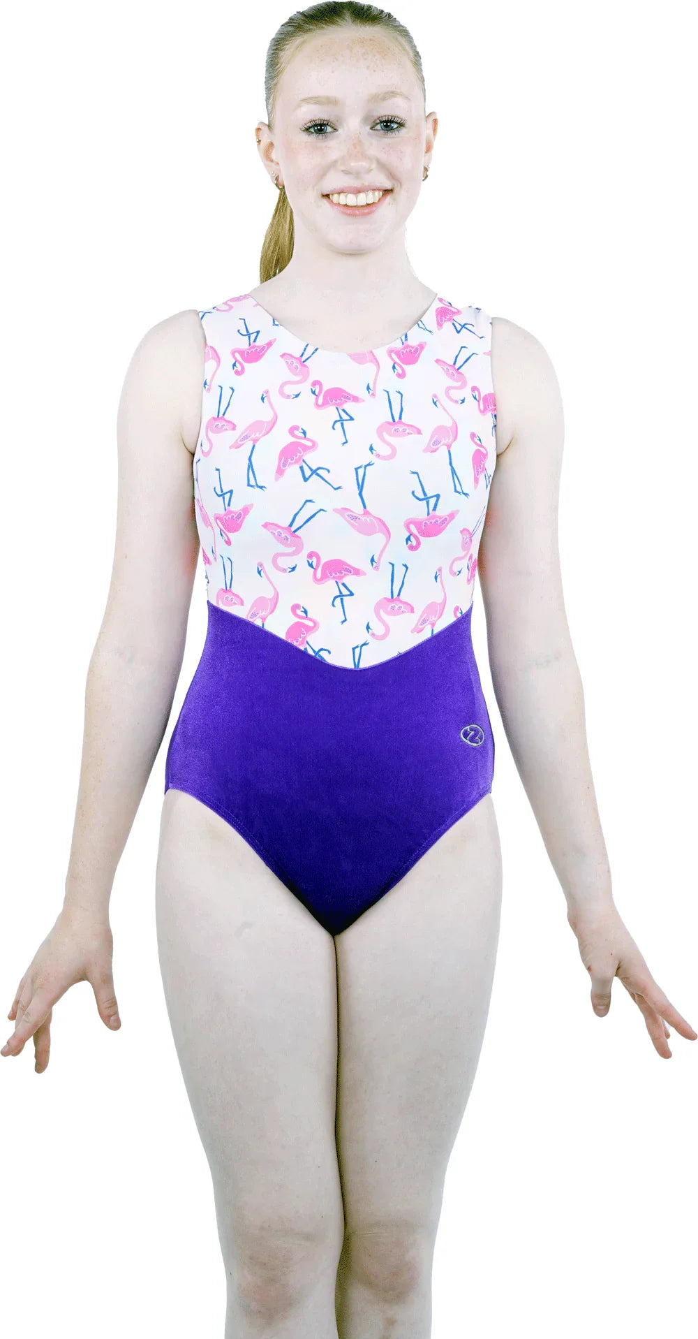 The Zone leotard Flamingo