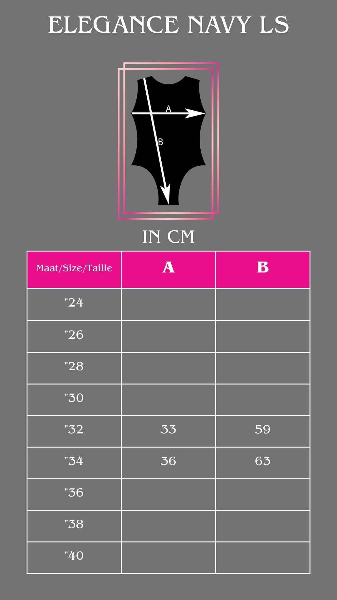 The Zone lange mouwen turnpak Elegance Navy