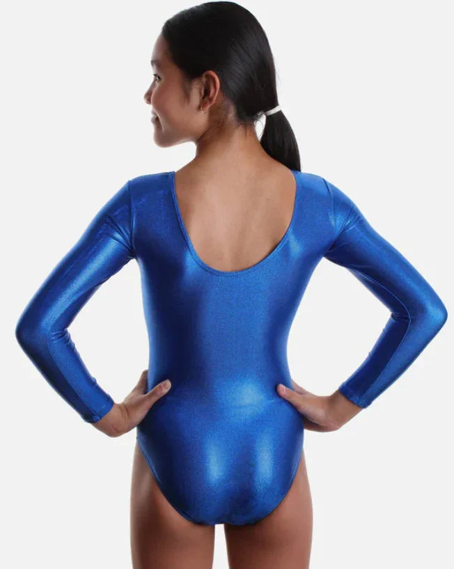 The Zone long sleeve leotard Sunbeam royal blue