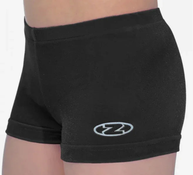 The Zone Gymnastics Short Black velvet