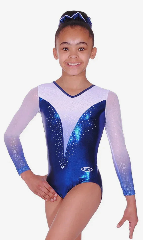 The Zone long sleeve leotard Vogue Navy
