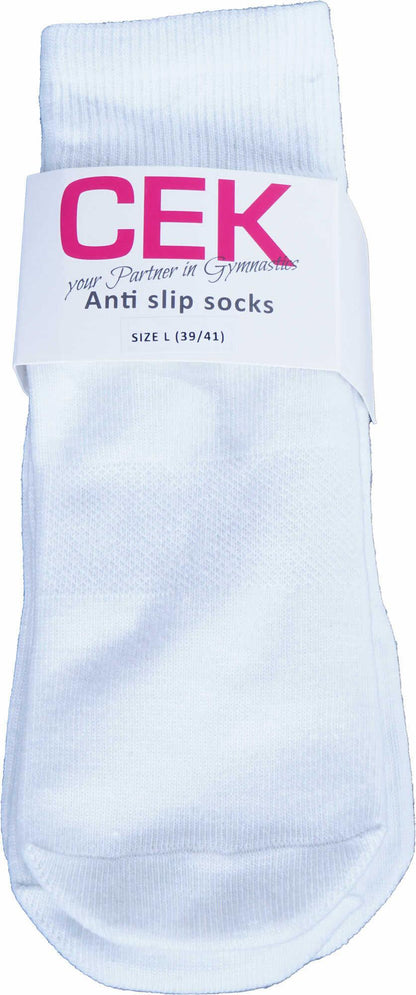 Rutschfeste Socken 3 Paar weiß