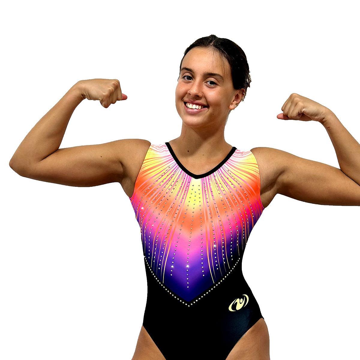 GIMAR Leotard FLASH COLORS