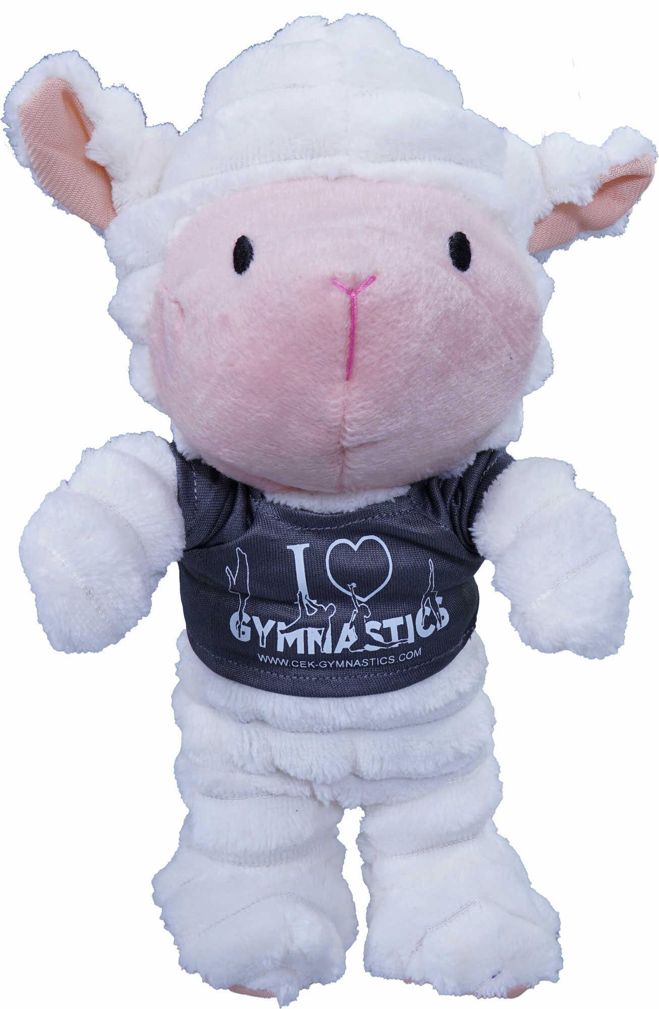 Sheep cuddly toy with promo t-shirt