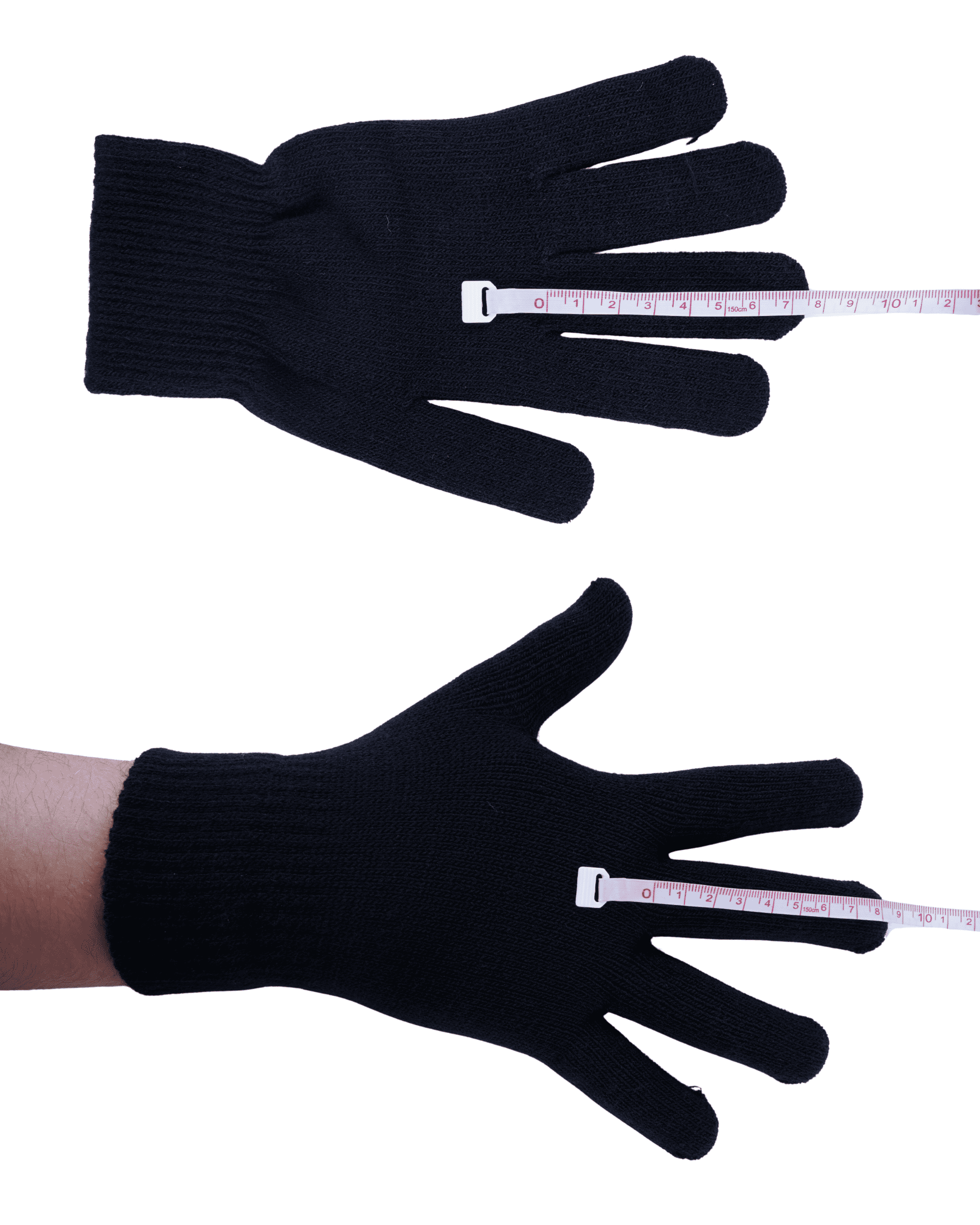 Handschoenen voor lusjes zwart