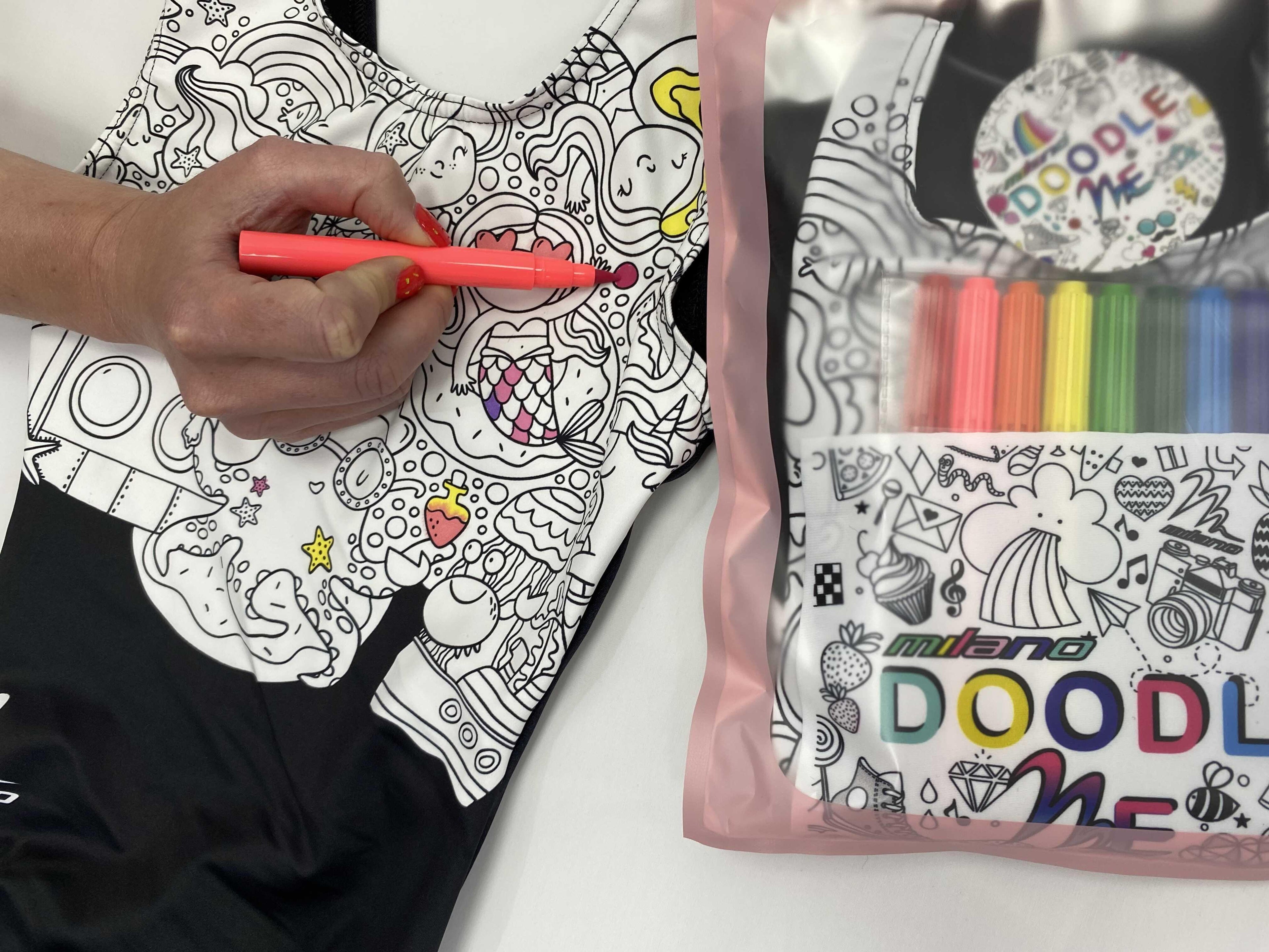 Milano sleeveless leotard Doodleme Mermaid