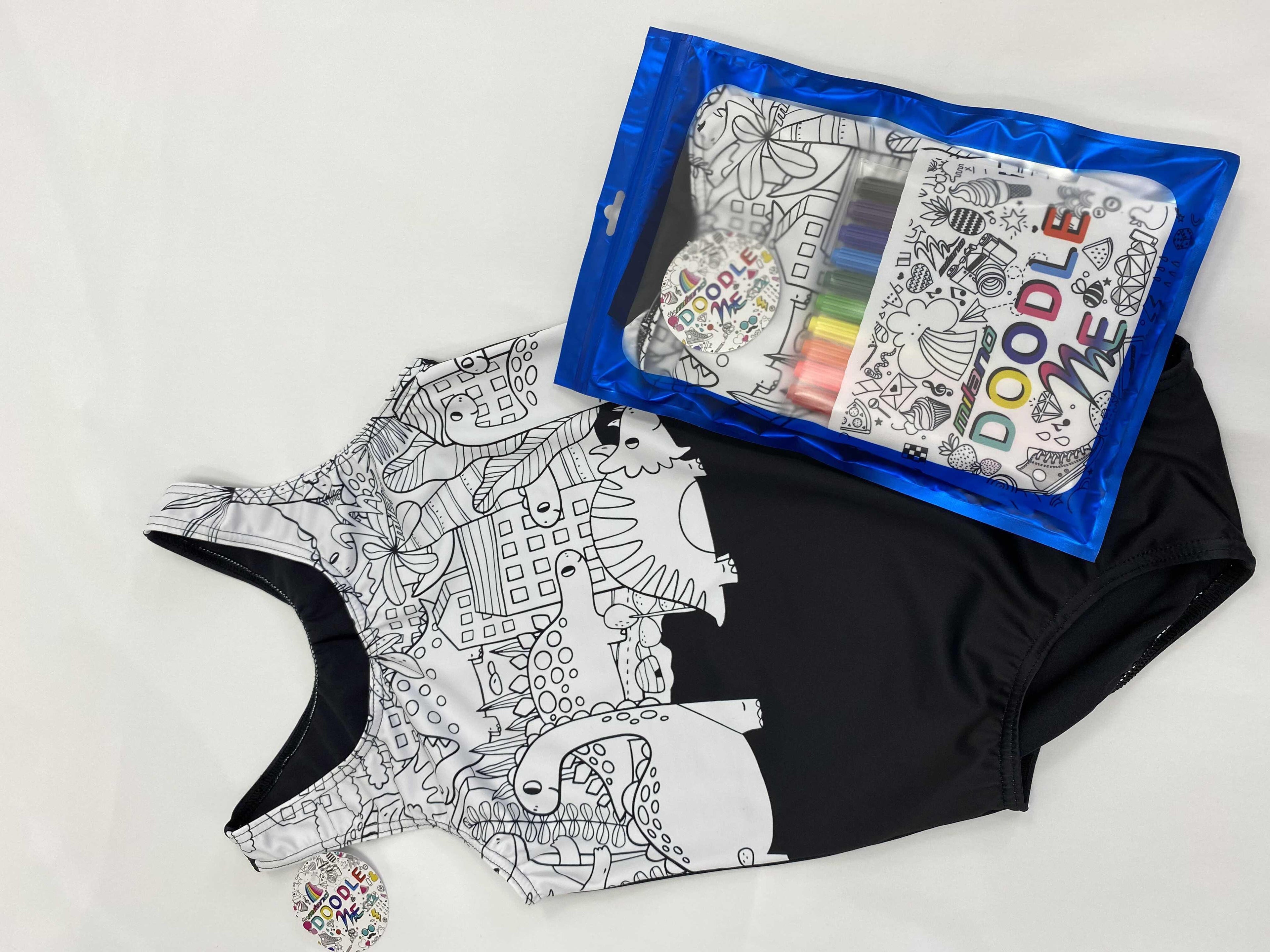 Milano sleeveless leotard Doodleme Mermaid