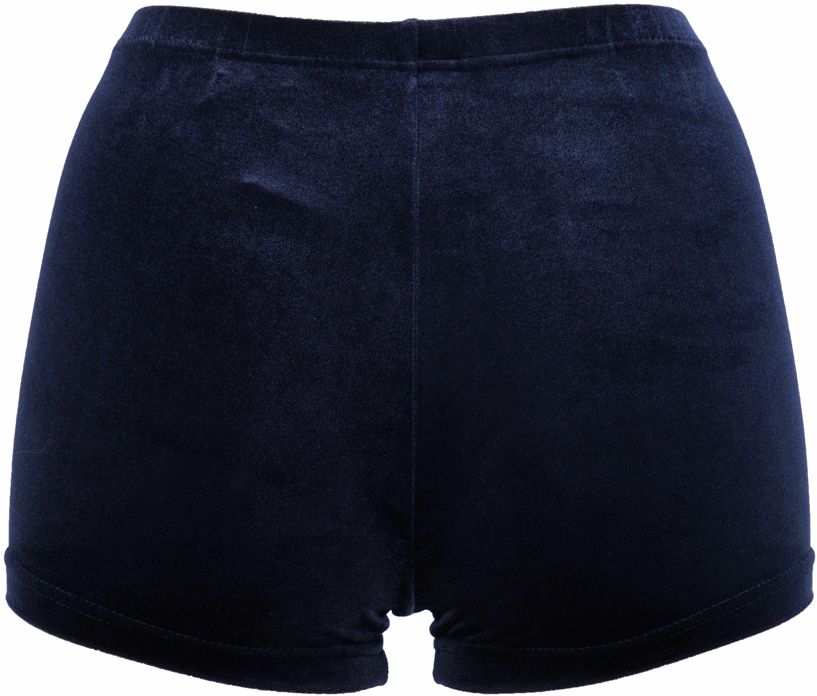 The Zone lange turnshort zwart velours