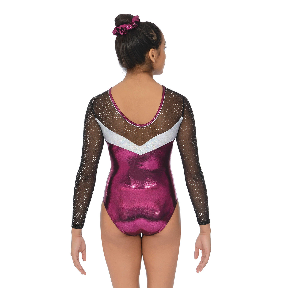 The Zone long sleeve leotard Ultra Berry