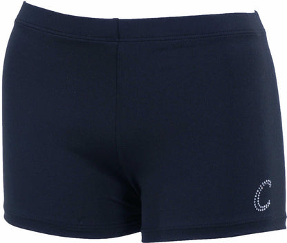 CEK Gymnastik-shorts Schwarzer polyester/elasthan