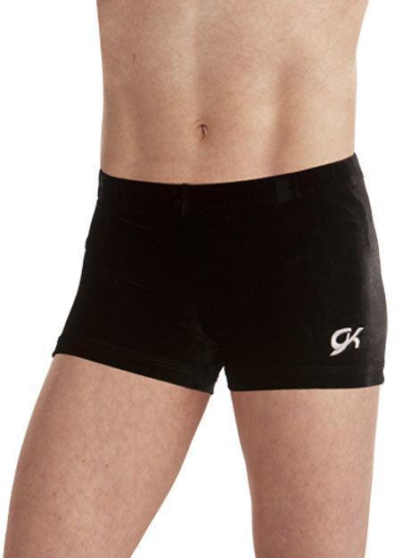 GK Gymnastics Shorts 1448/016 Black Velours – CEK Gymnastics