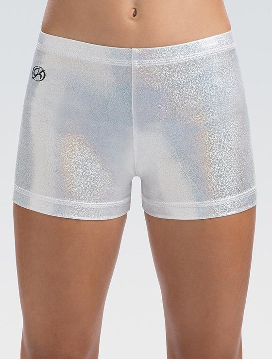 GK Turnbroekje CB509/799 White sparkle/hologram - CEK Gymnastics