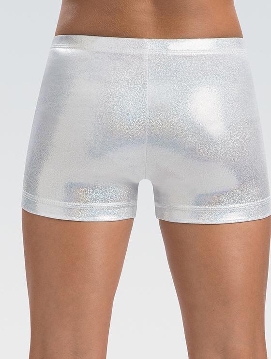 GK Turnbroekje CB509/799 White sparkle/hologram - CEK Gymnastics