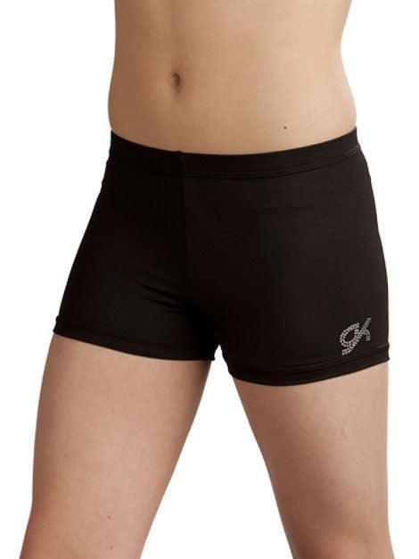 GK Turnbroekje E1323 Zwart Nylon/Spandex - CEK Gymnastics
