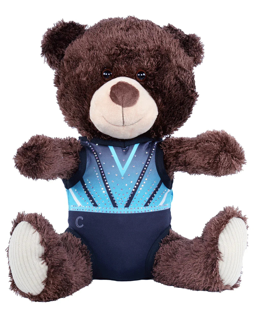 Nino - L'ours en peluche articulé fait main avec pull tricoté et Nino - L'ours en peluche articulé fait main avec pull tricoté et