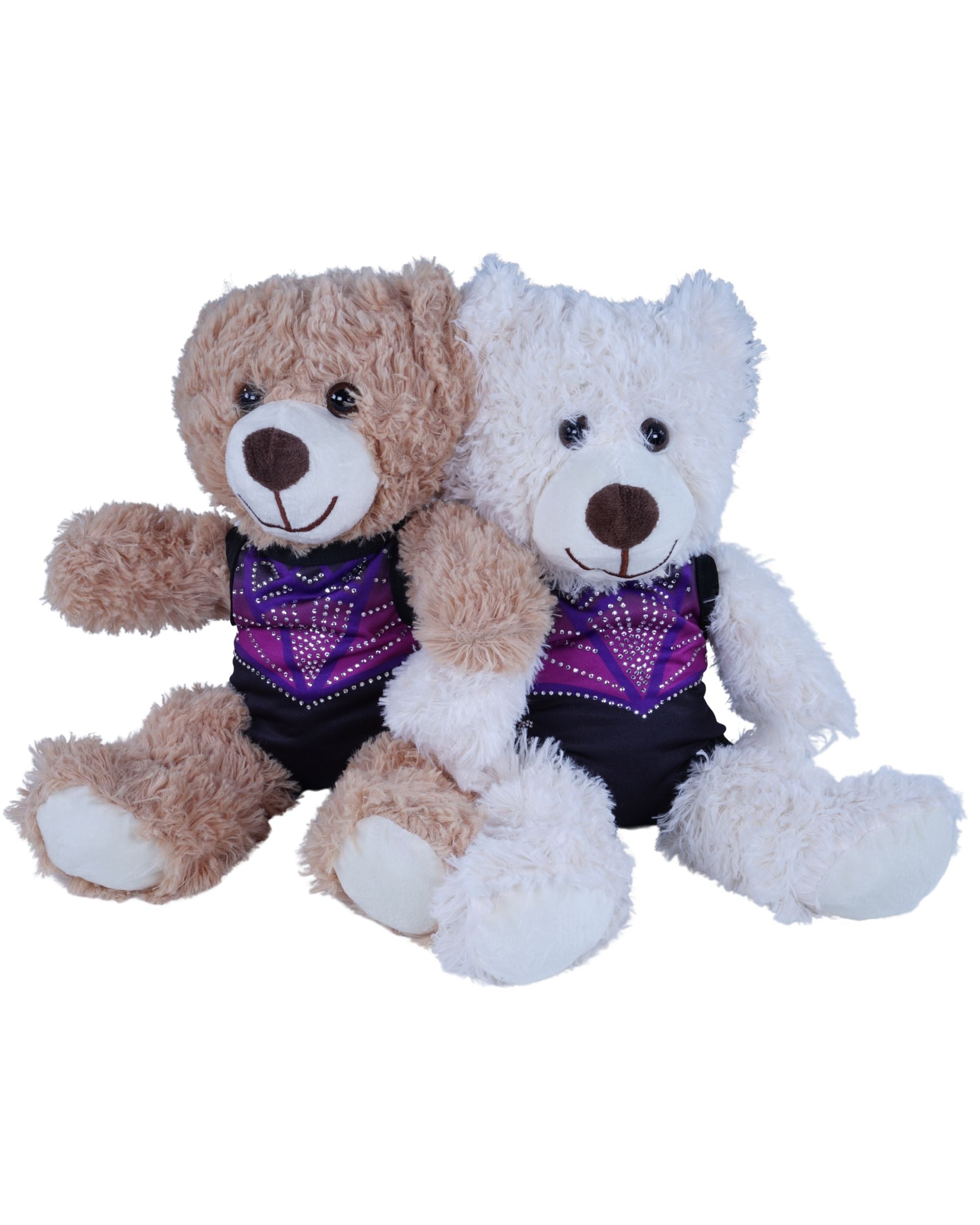 mascotte knuffel beer met turnpakje