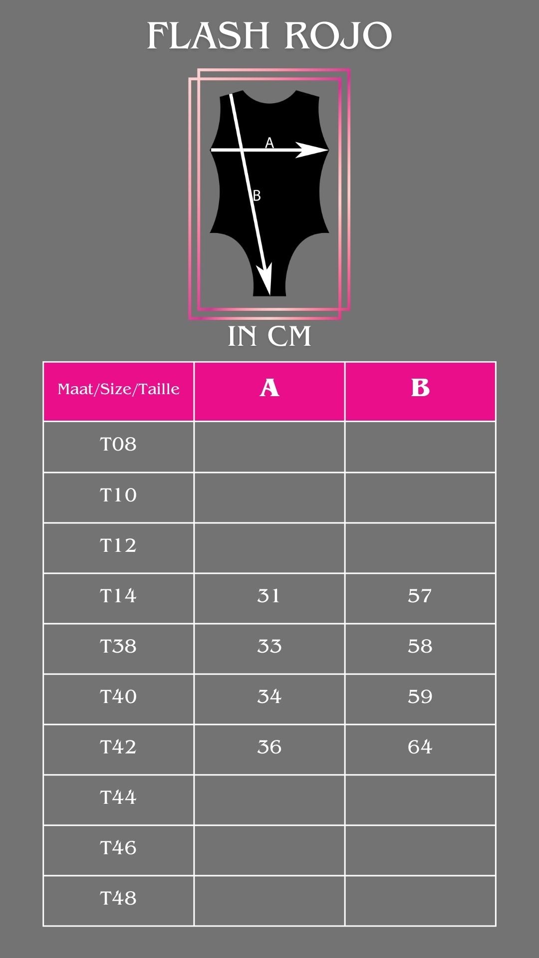 Justaucorps GIMAR Flash rojo