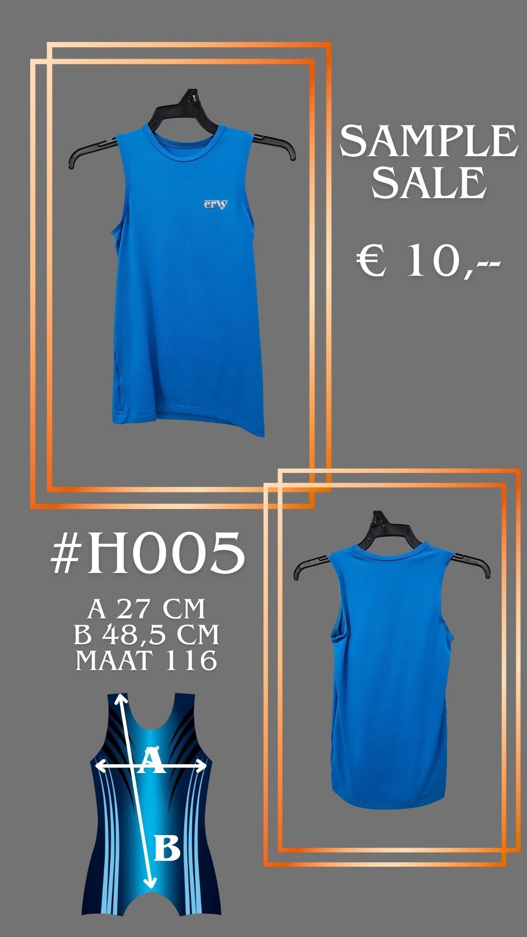 ERVY Muster H005 Größe 116