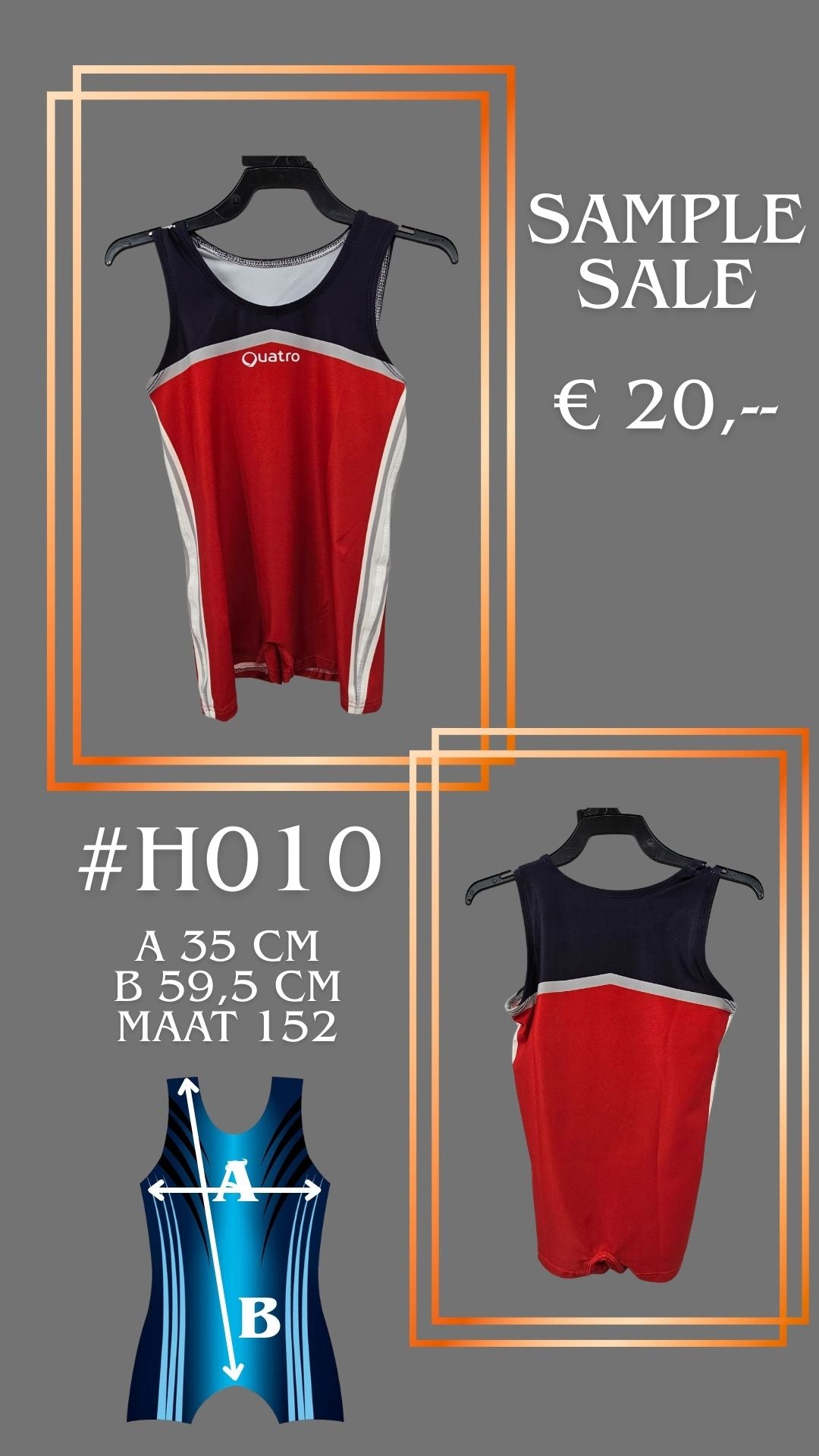 Quatro Sample H010 maat 152