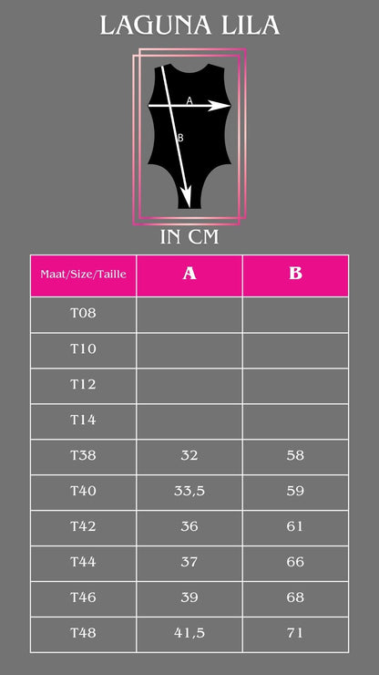 Maillot GIMAR Laguna Lila