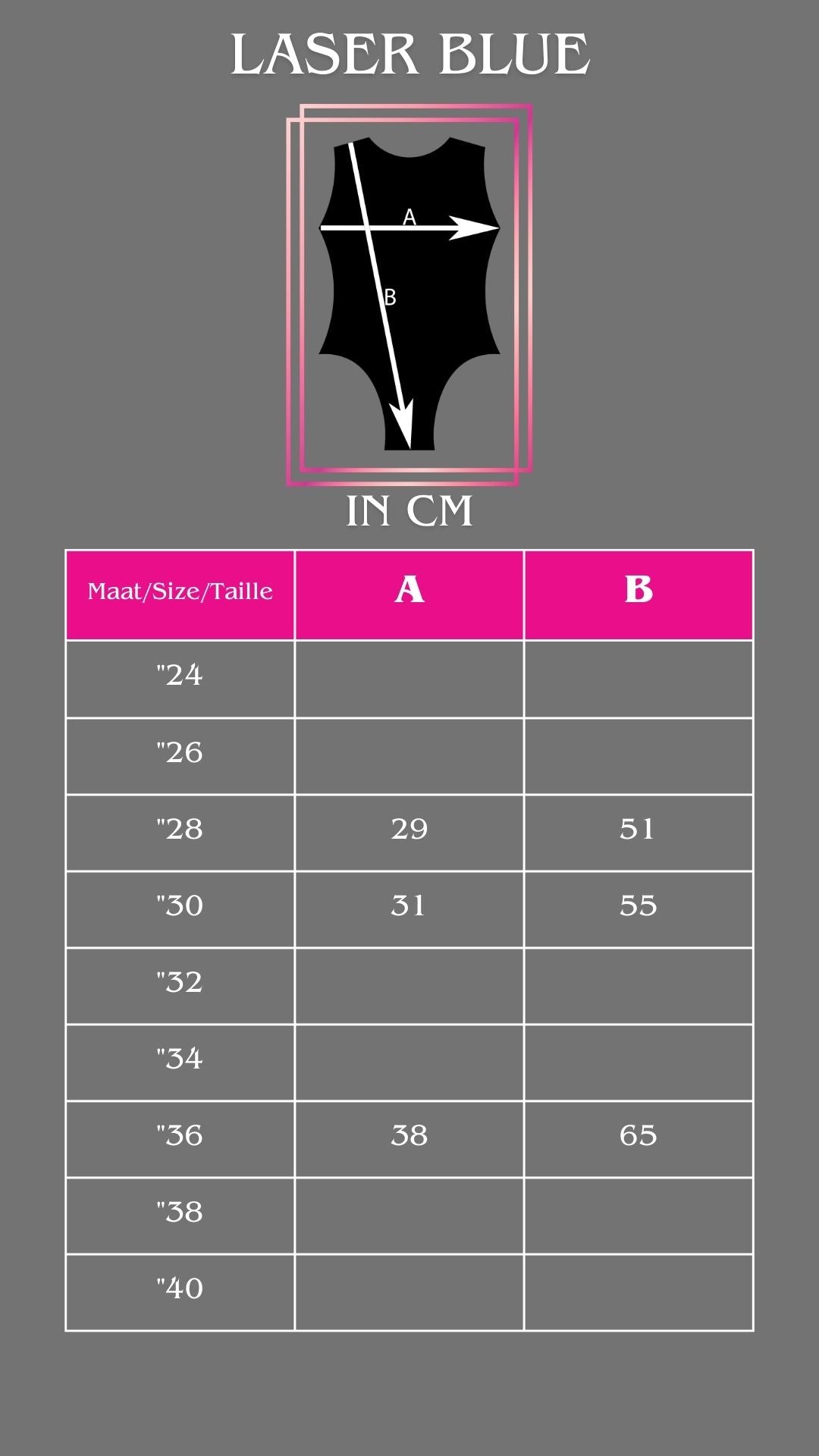 Milano sleeveless leotard Laser blue