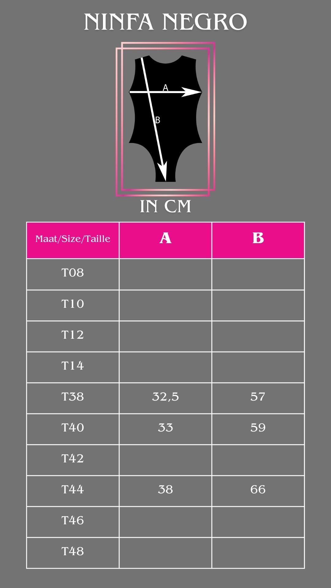 GIMAR Leotard Ninfa Negro