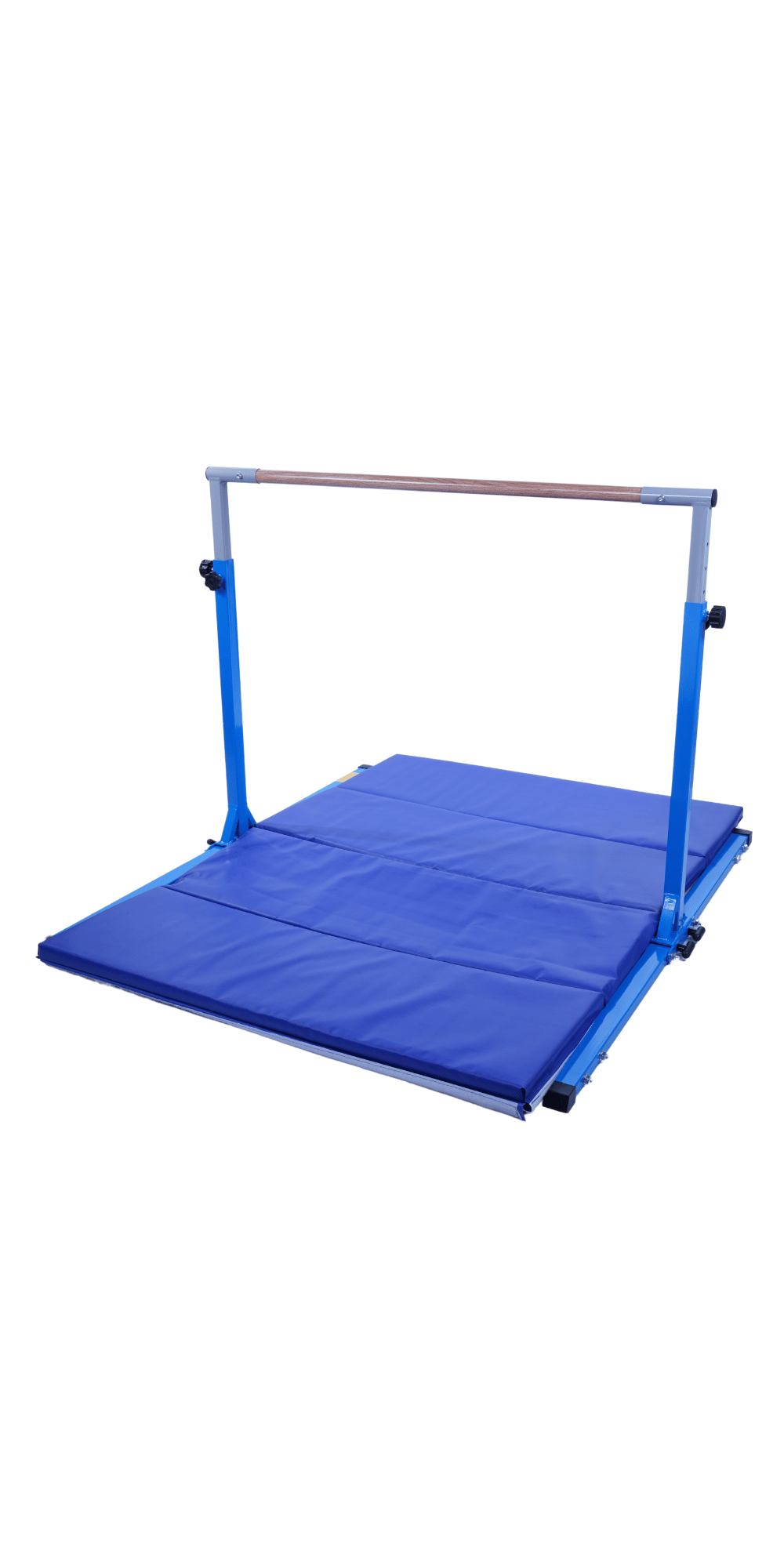 Foldable horizontal bar for girls and boys with mat