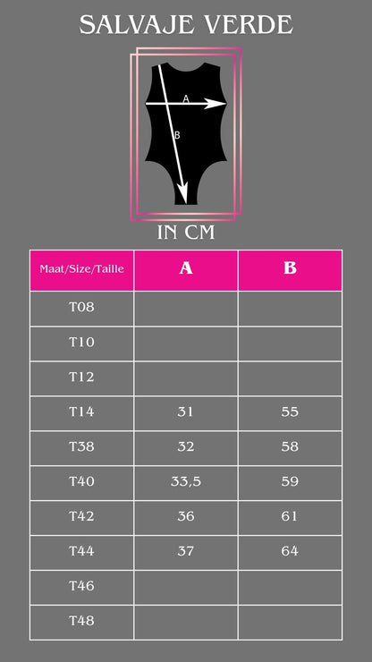 GIMAR Leotard Salvaje Verde