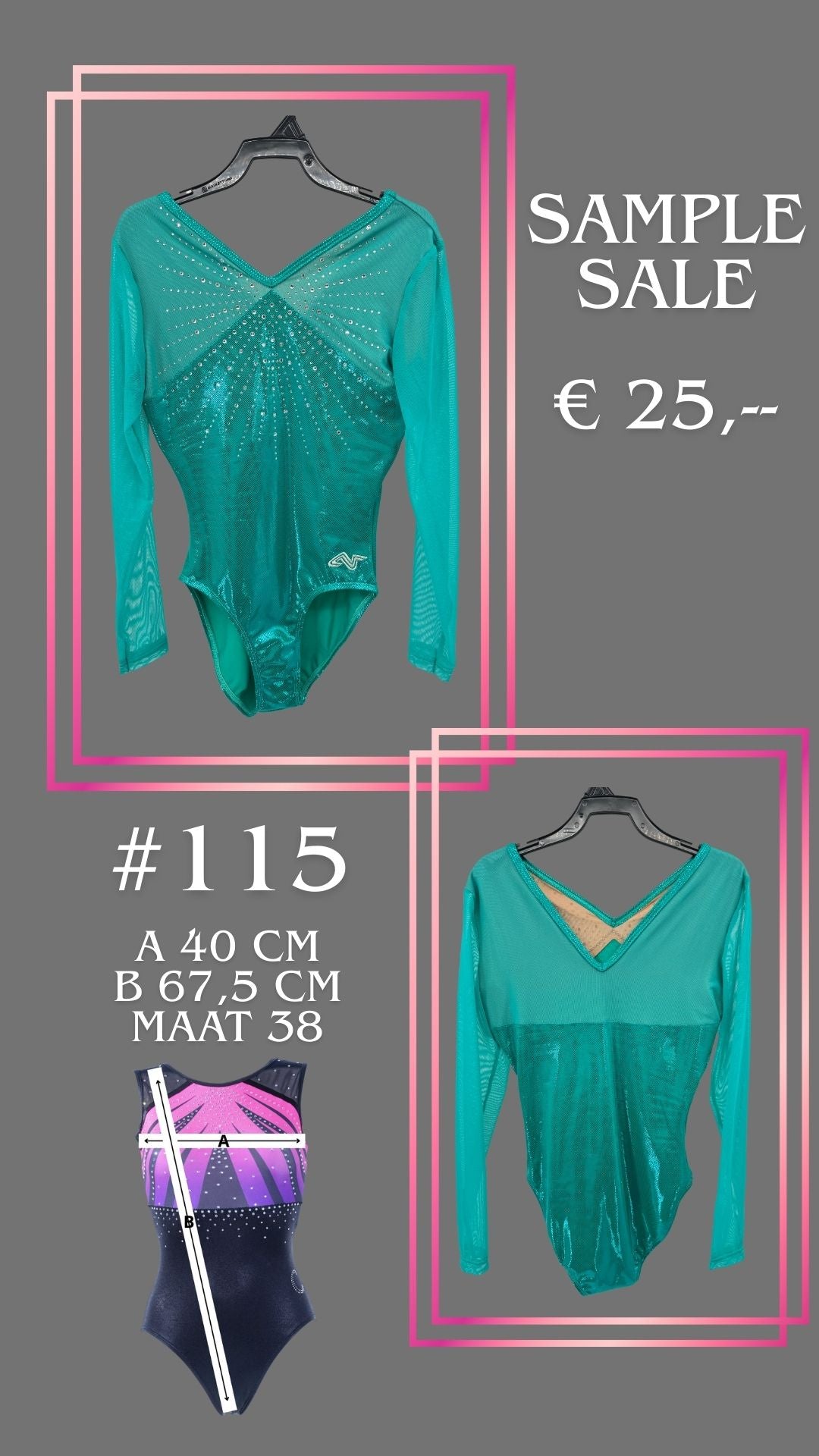AF SAMPLE 115 maat 38